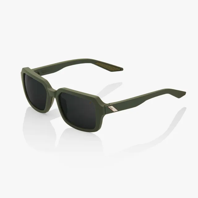100percent-rideley-army-green-sonnenbrille-black-mirror image 1