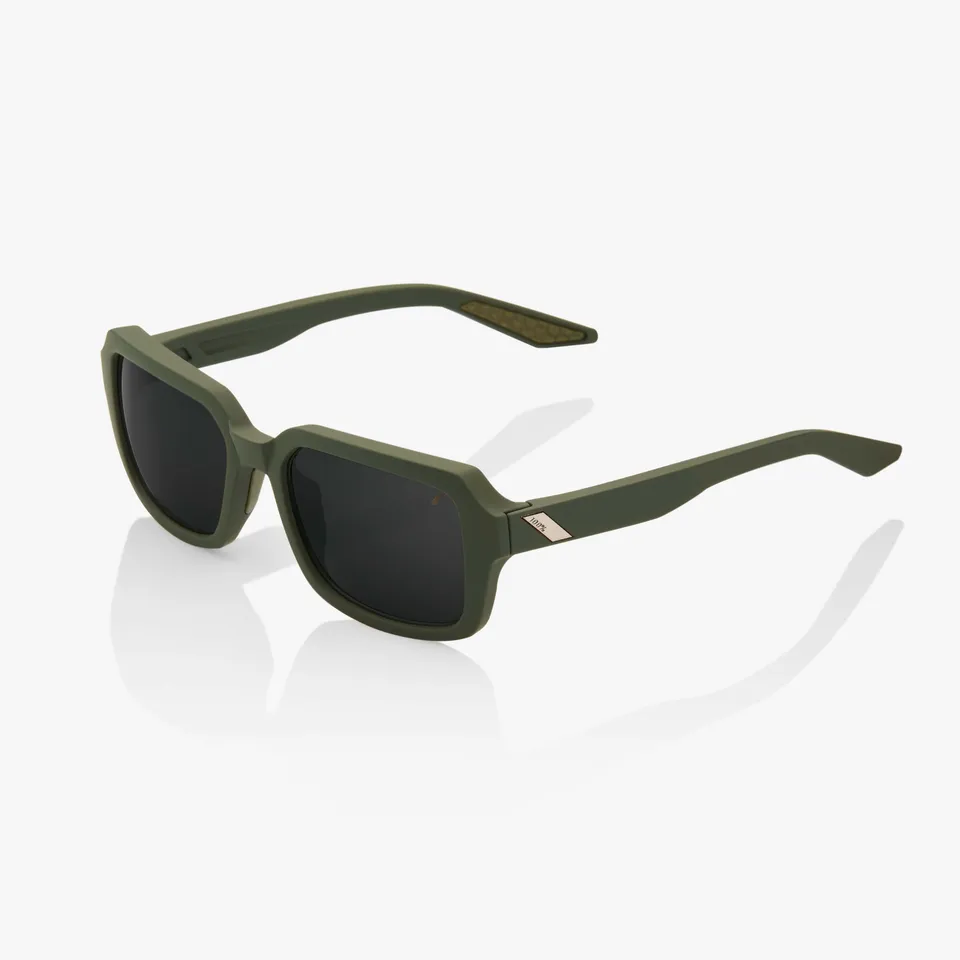 100percent-rideley-army-green-sonnenbrille-black-mirror image 1