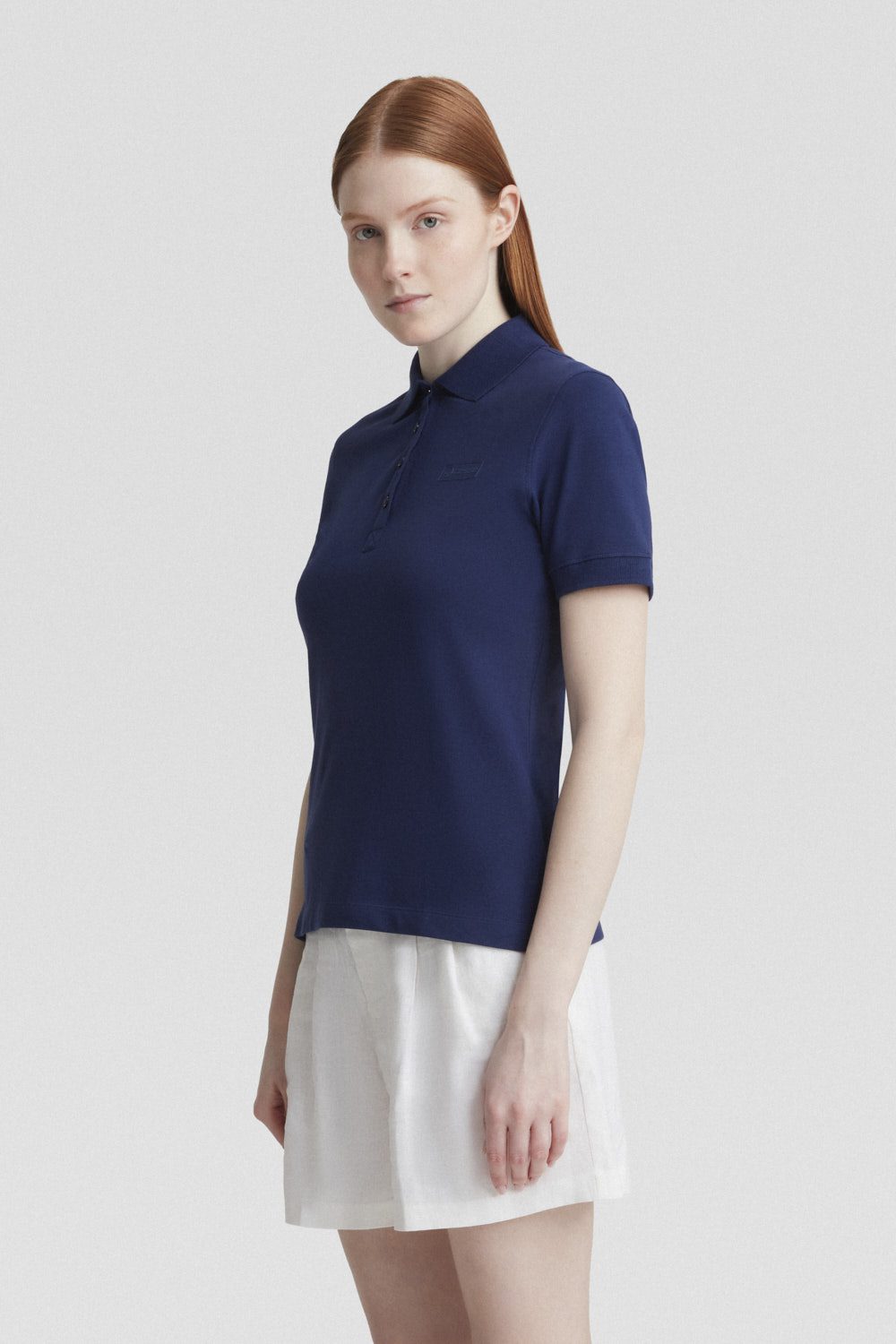 ciesse-polo-jersey-stretch-polohemd-navy-slim-fit-baumwolle image 2