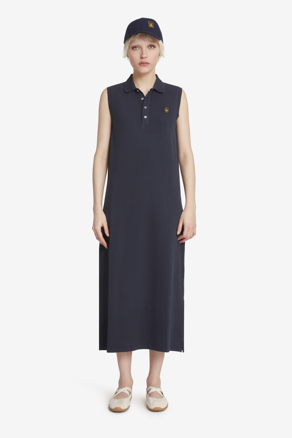 ciesse-outdoor-sabi-kleid-dunkelblau-rmellos-baumwolle image 1