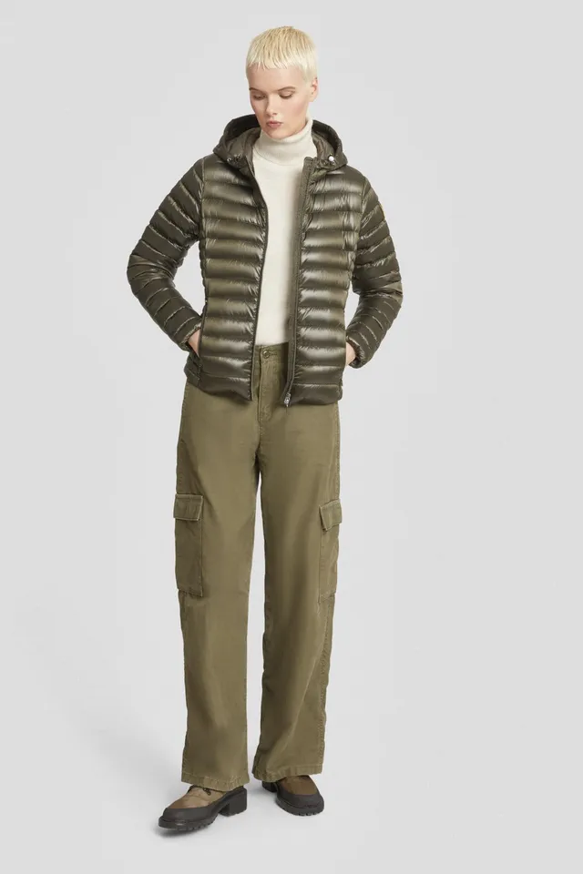 ciesse-outdoor-piumini-daunenjacke-oliv-gr-n-800fp-kapuze image 1