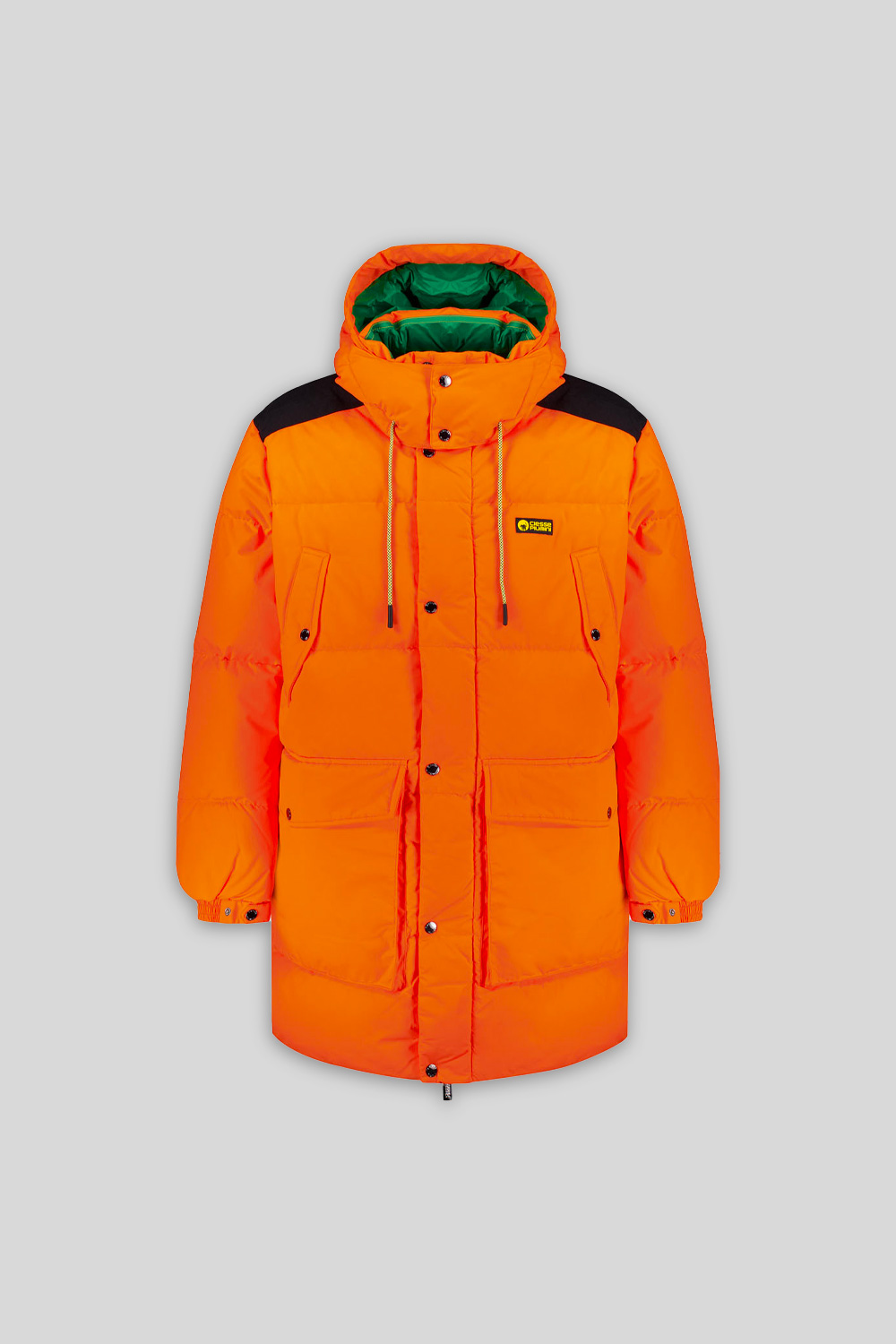 ciesse-canada-daunenparka-orange-lang-recycelt-unisex image 1