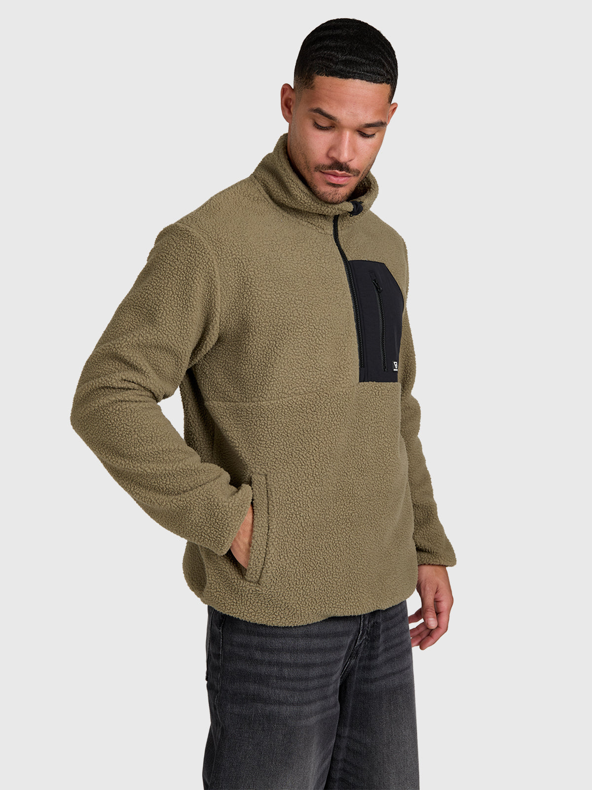 brunotti-kelstyn-herren-fleecejacke-dunkelgr-n-polyester image 4
