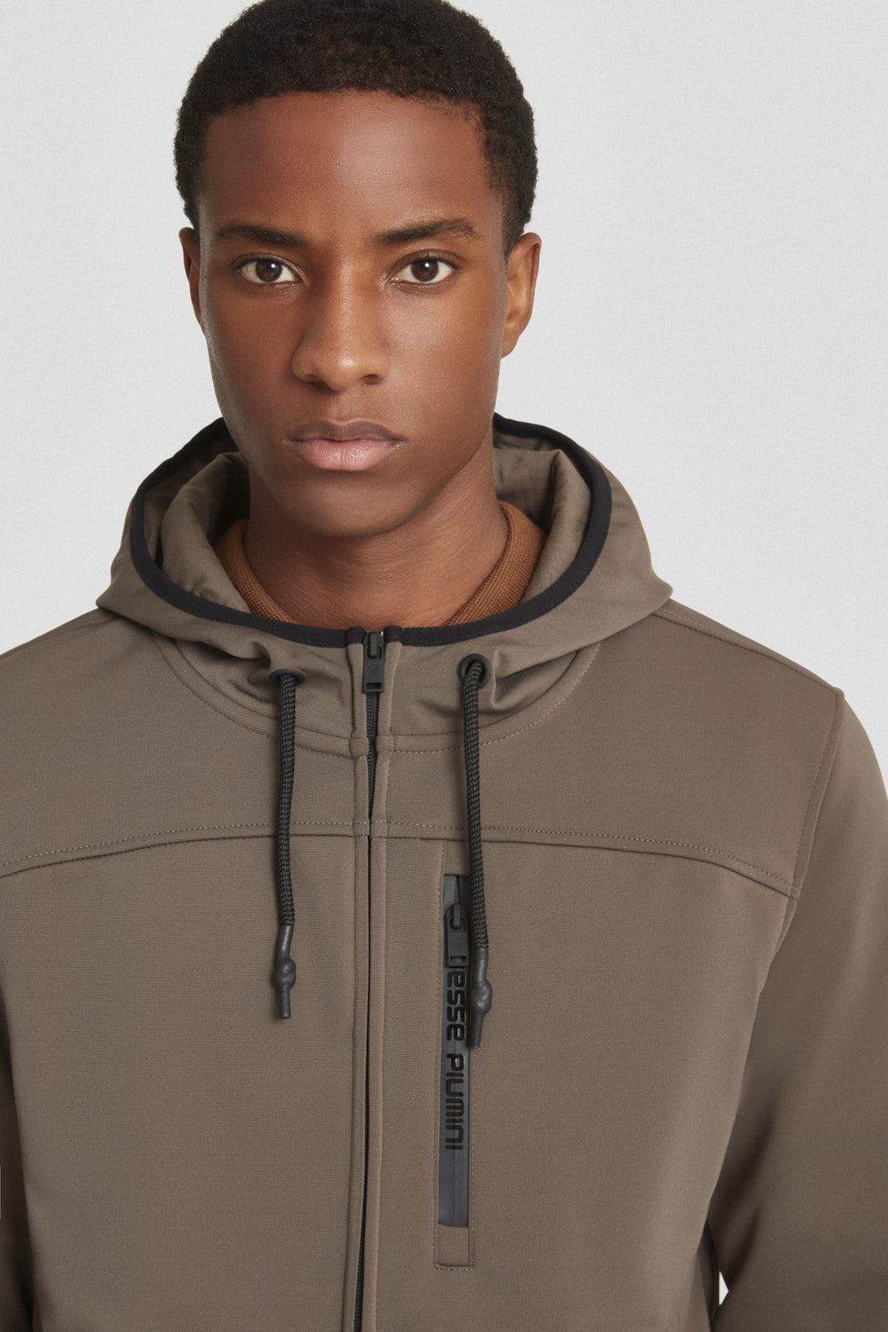 ciesse-outdoor-felpa-kapuzenjacke-braun-regular-fit-reissverschluss image 3