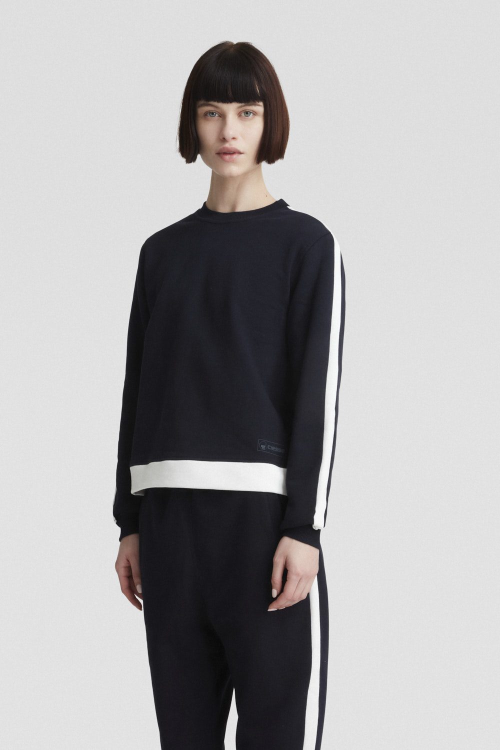 ciesse-outdoor-felpe-sweatshirt-rundhals-blau-baumwolle image 2
