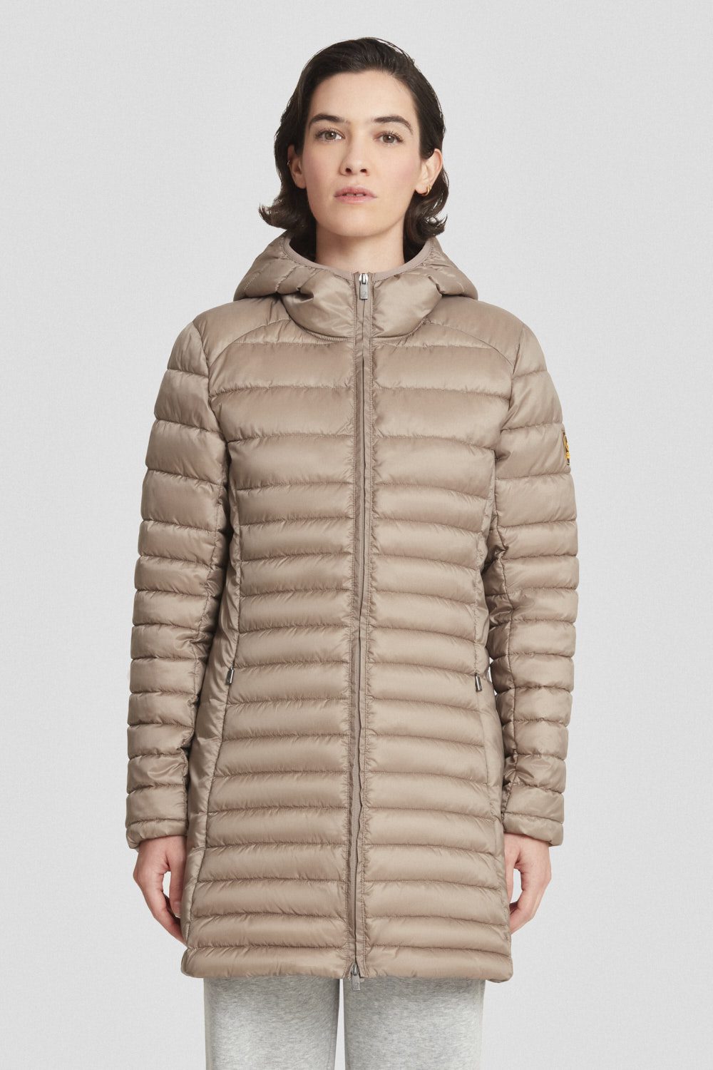 ciesse-outdoor-piumini-daunenjacke-braun-lang-wasserdicht image 2