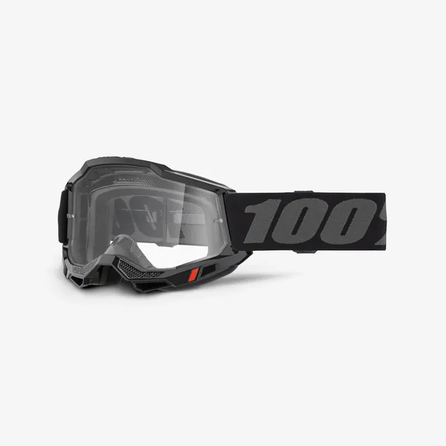 100-accuri-2-otg-motocrossbrille-black-clear-lens image 1
