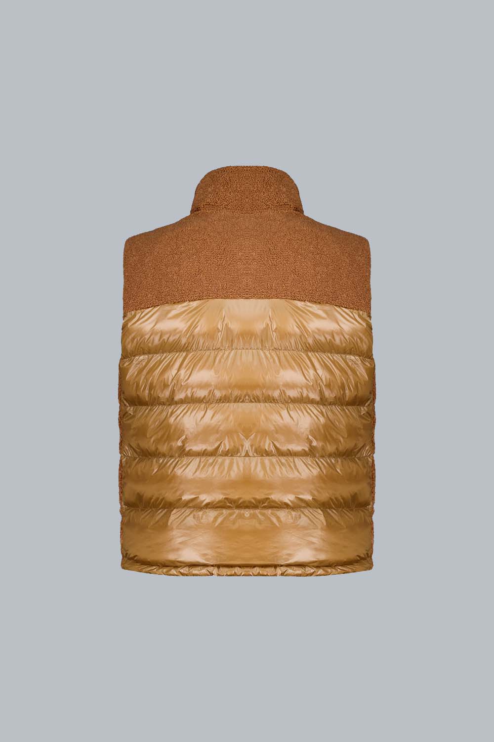ciesse-thetis-hybrid-weste-braun-teddy-stehkragen image 6