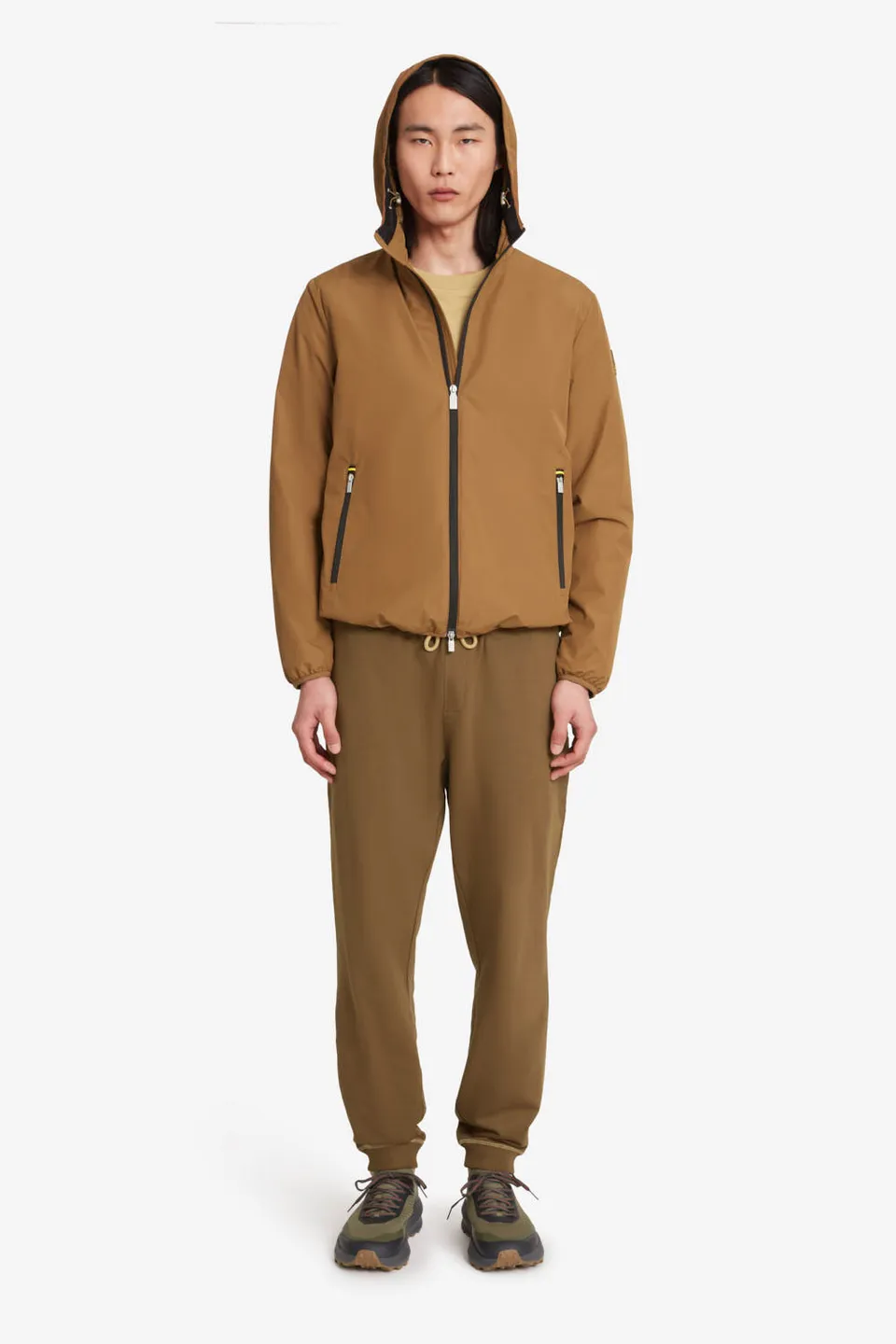 ciesse-outdoor-casper-bergangsjacke-herren-braun-kapuze image 1
