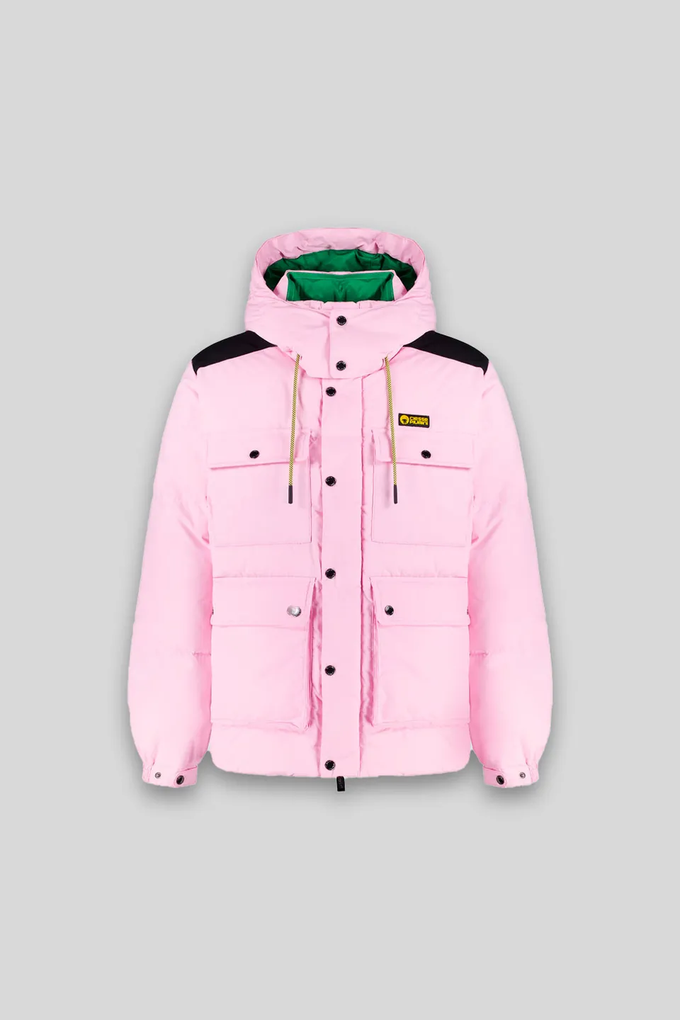 ciesse-outdoor-alaska-daunenjacke-rosa-unisex-kapuze-4-taschen image 1