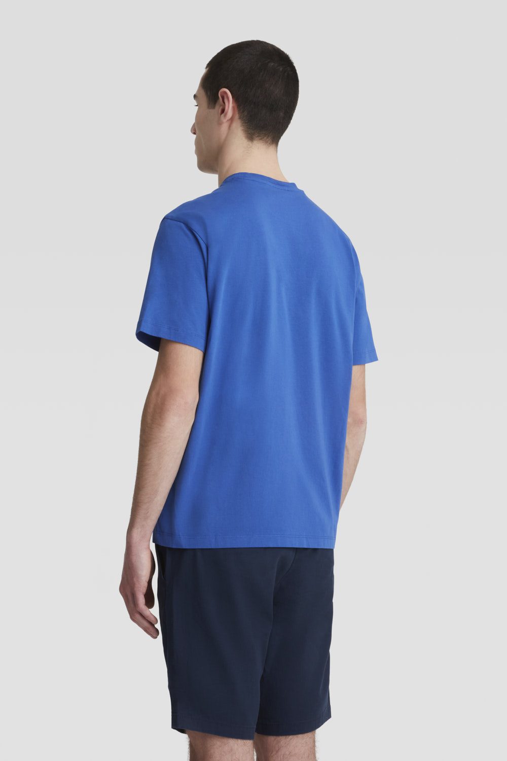 ciesse-outdoor-t-shirt-baumwolle-blau-rundhals-regular image 4