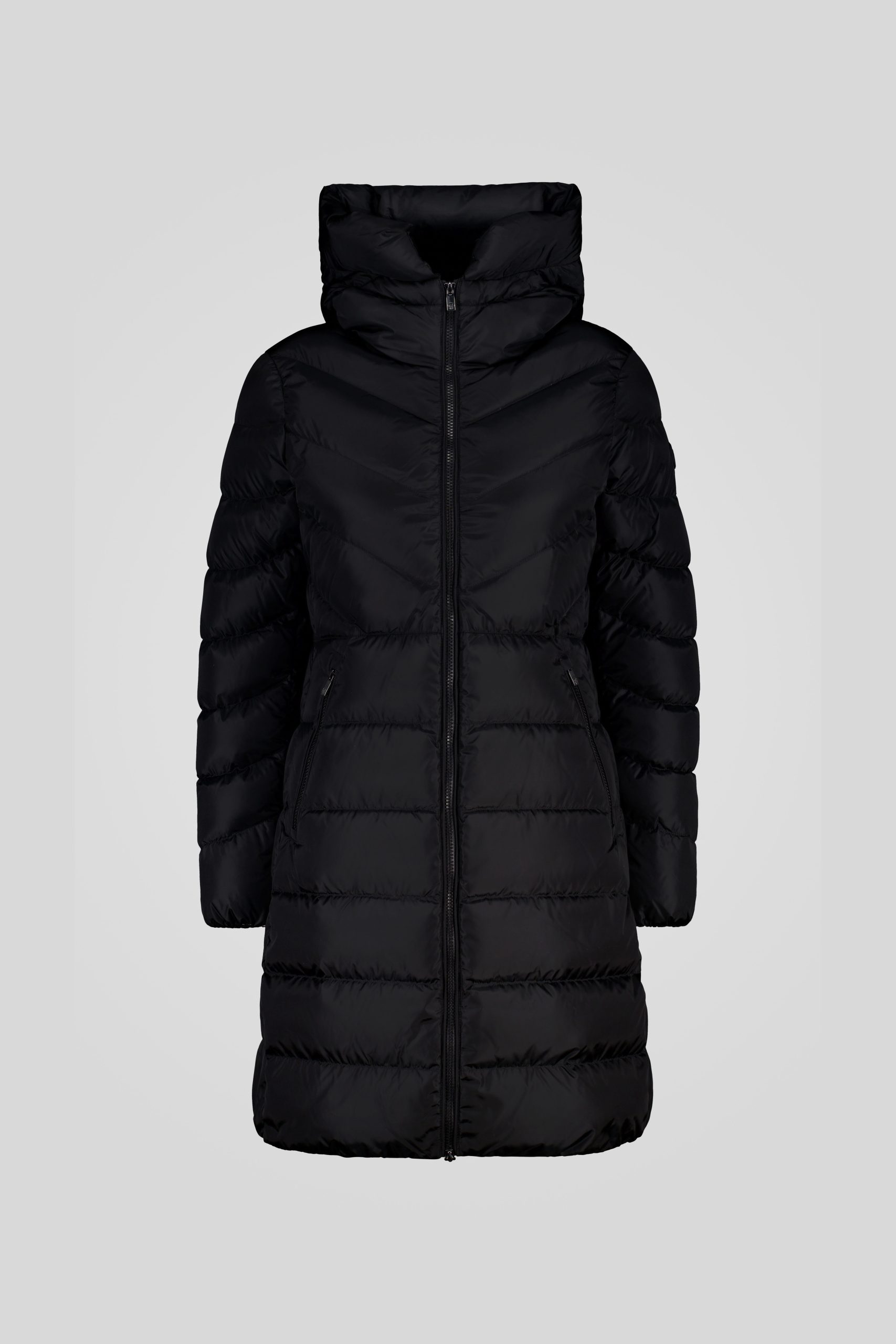 ciesse-outdoor-daunenjacke-schwarz-lang-mit-kapuze image 5