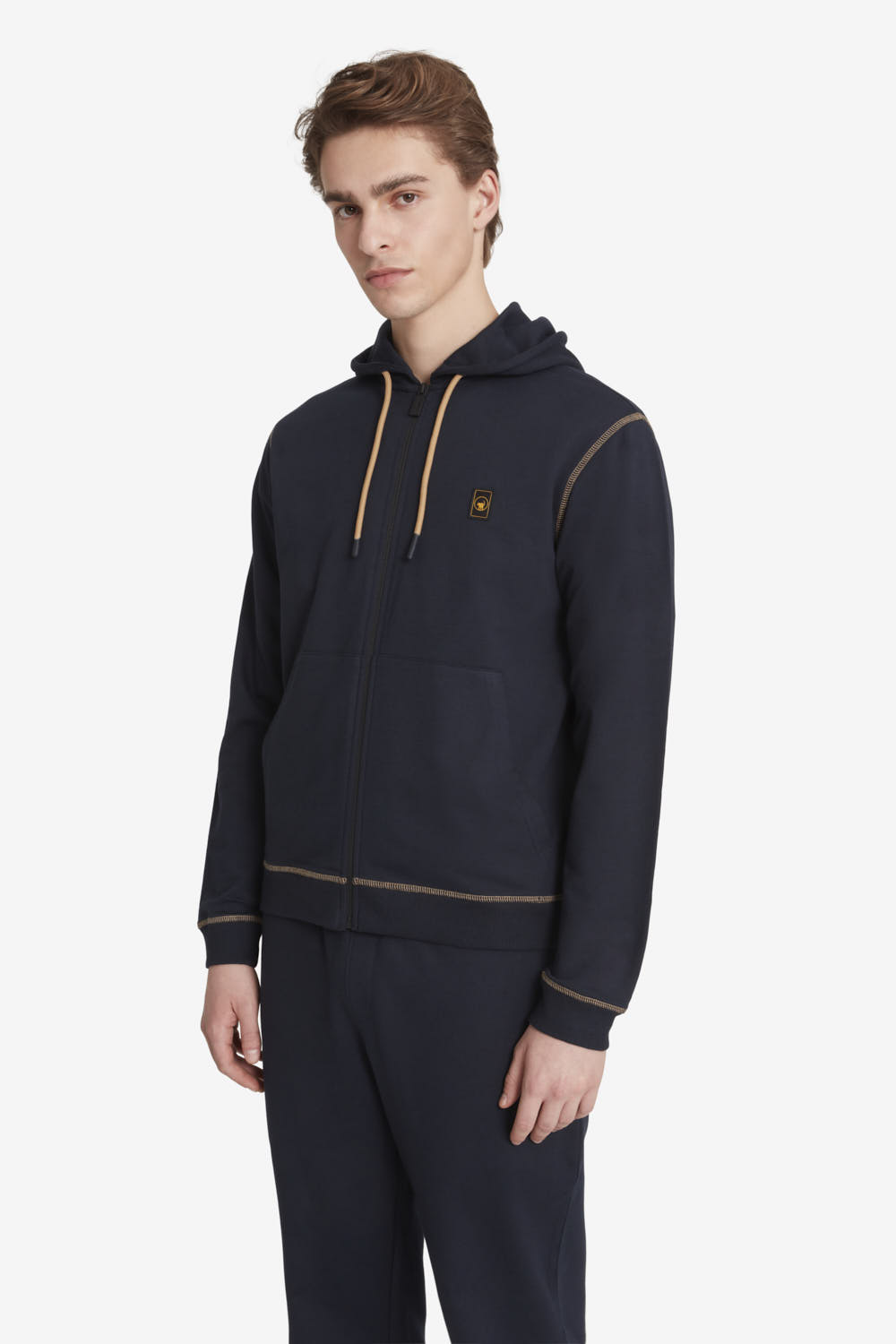ciesse-outdoor-kurt-hoodie-dunkelblau-baumwolle-herren image 2