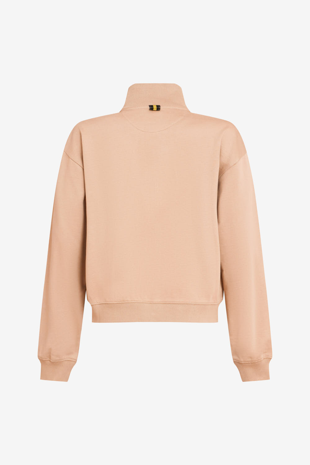 ciesse-raquel-sweatjacke-rosa-baumwolle-damen-stehkragen image 6