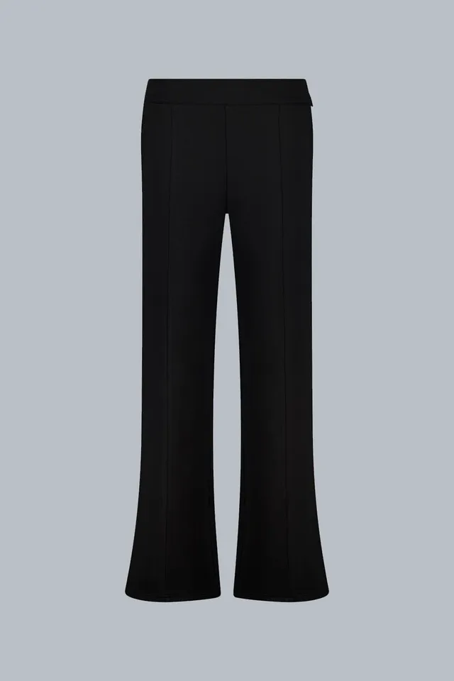 ciesse-vane-pant-stoffhose-schwarz-weit-mit-falte image 1