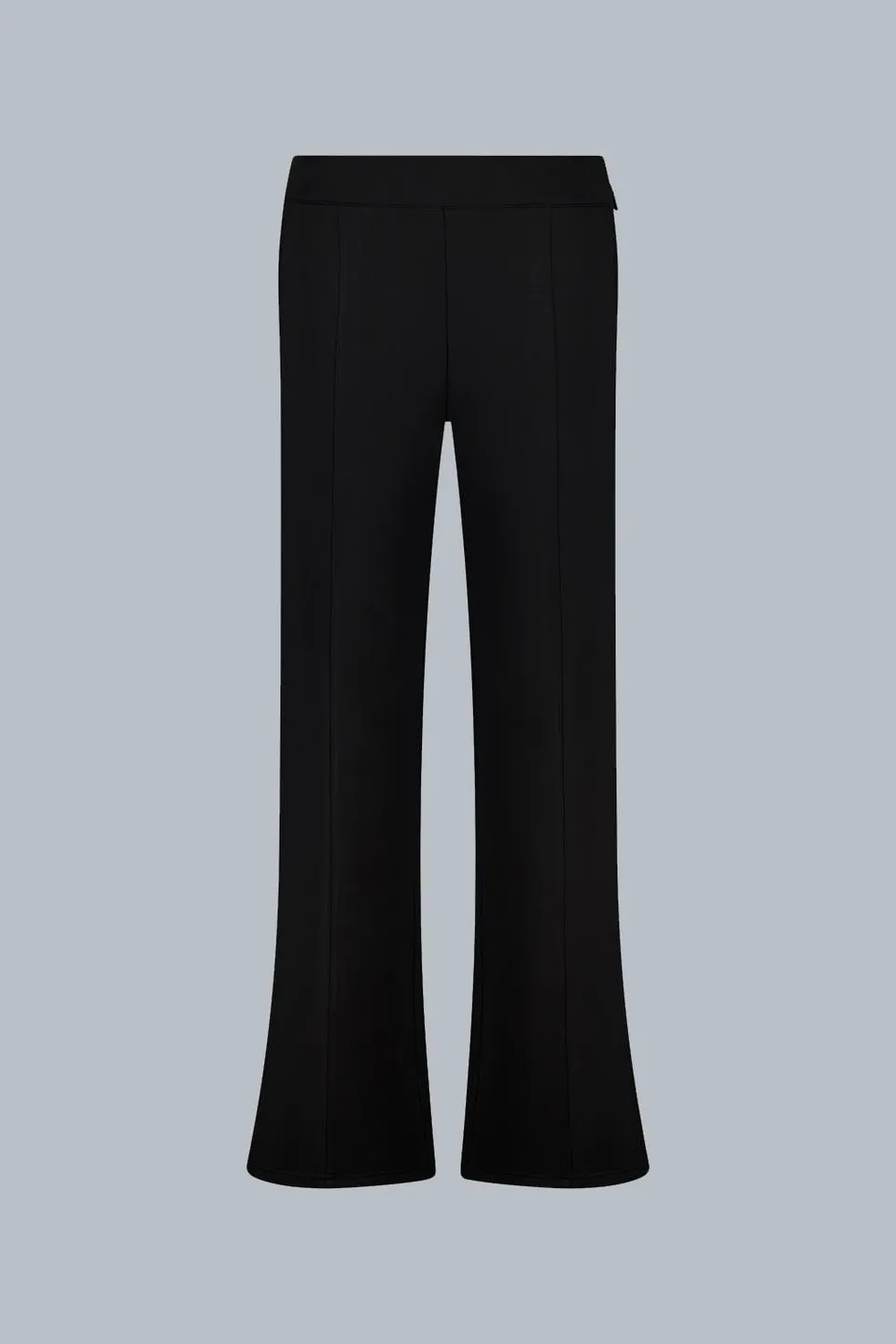 ciesse-vane-pant-stoffhose-schwarz-weit-mit-falte image 1