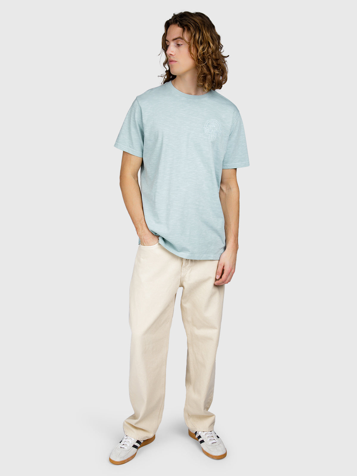 brunotti-mattey-herren-t-shirt-mist-baumwolle-regular-fit image 5