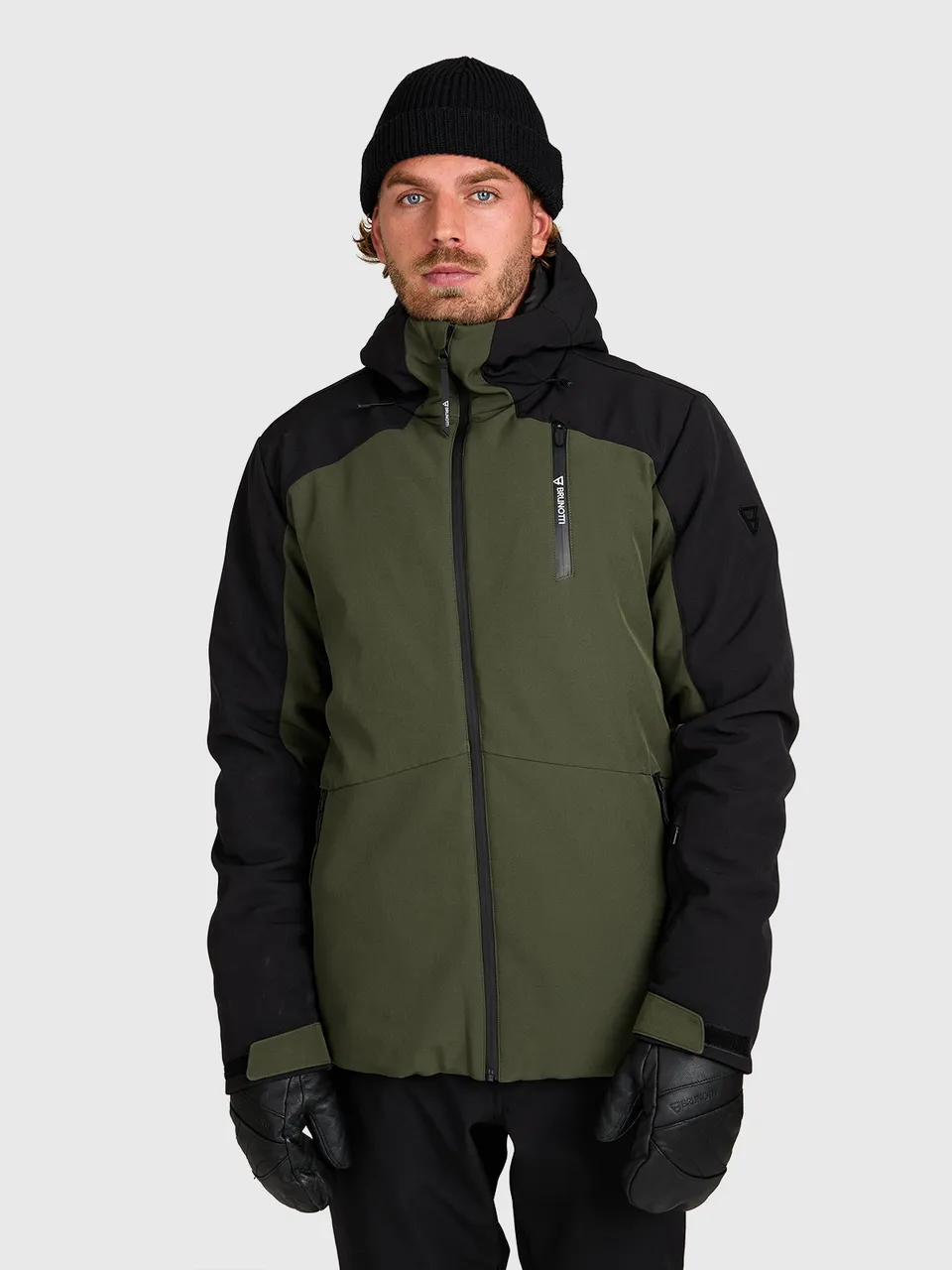 brunotti-mattaki-herren-snowjacke-deep-green-10k image 1