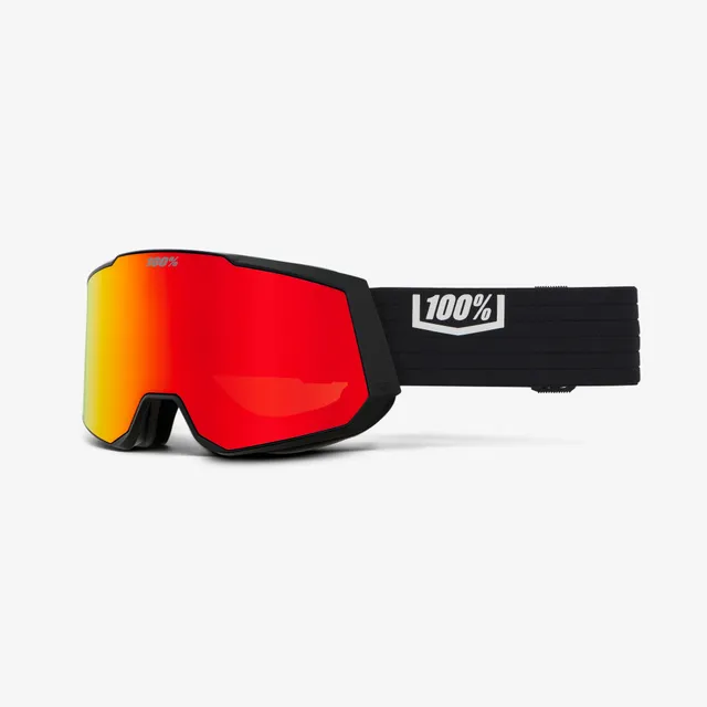 100-snowcraft-xl-skibrille-schwarz-hiper-rot image 1