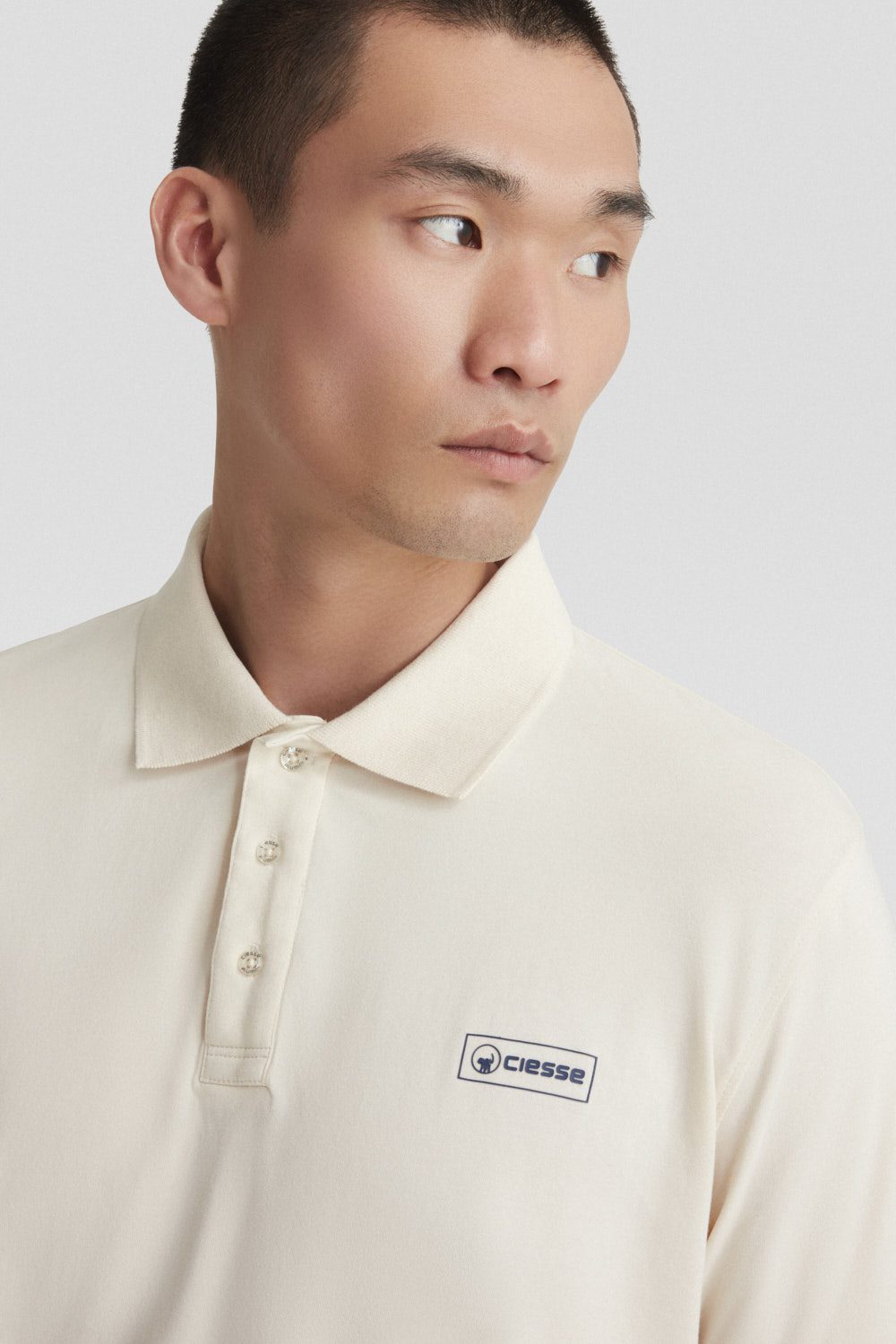 ciesse-outdoor-polo-beige-stretch-poloshirt-baumwolle image 6
