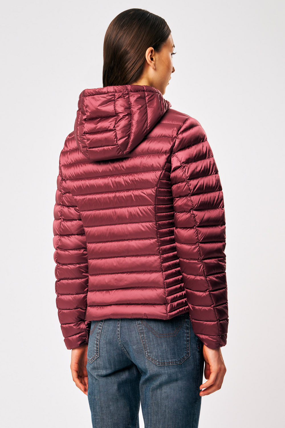 ciesse-aghata-2-0-daunenjacke-bordeaux-damen-mit-kapuze image 5