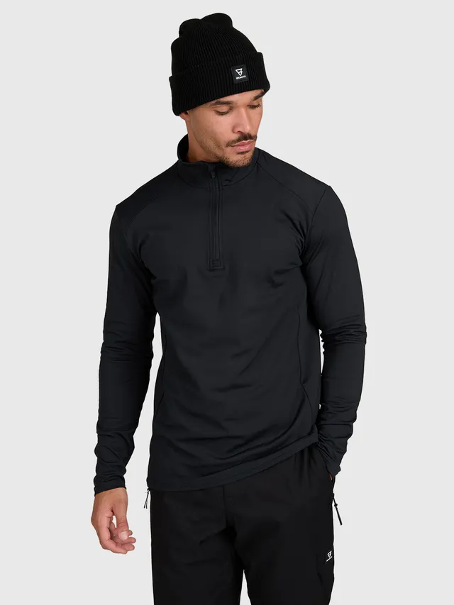 brunotti-mano-herren-fleece-schwarz-ski-midlayer image 1