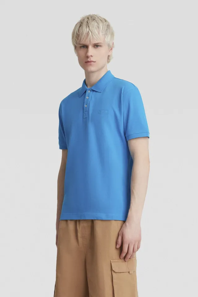 ciesse-outdoor-polo-jersey-stretch-blau-poloshirt-baumwolle image 1