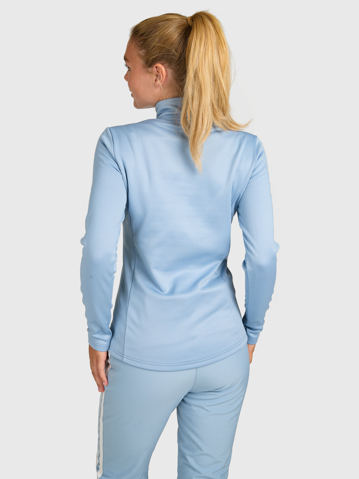 brunotti-heronne-fleecejacke-damen-pale-blue-halbzip image 2