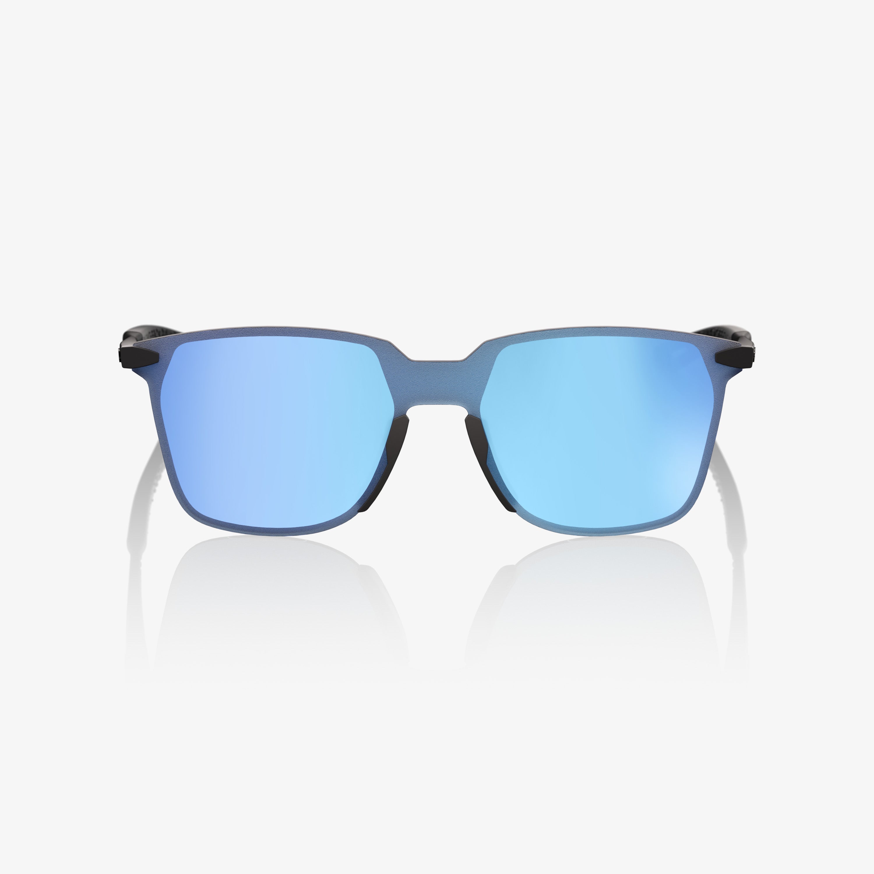 100-legere-square-sonnenbrille-black-hiper-blue-mirror image 2
