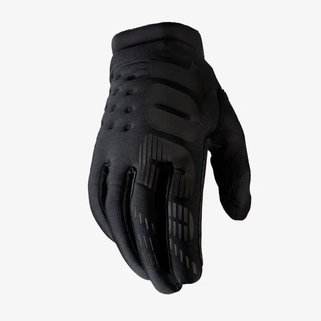 100percent-brisker-youth-handschuhe-kinder-schwarz-isoliert image 1