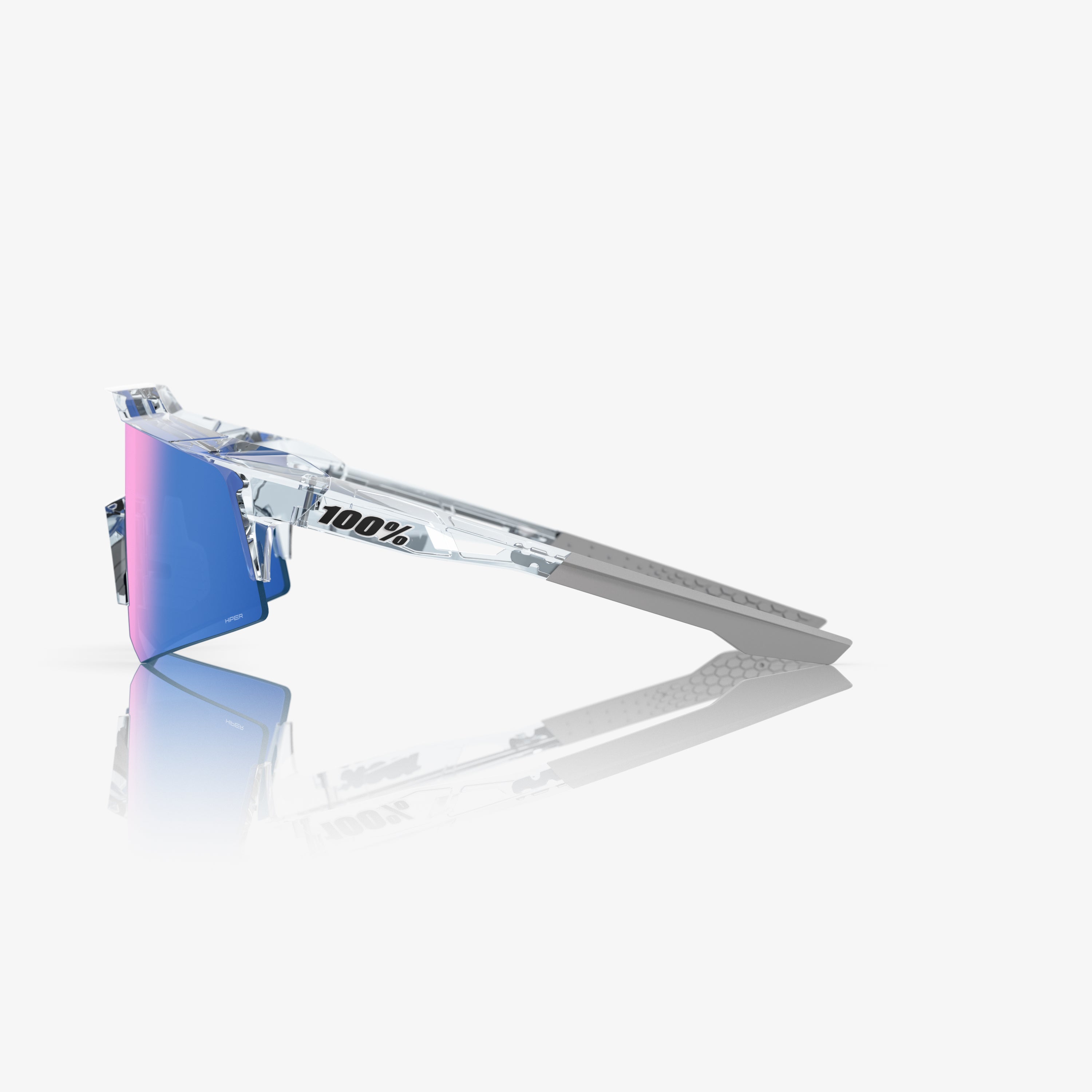 100-speedcraft-xs-hiper-blue-mirror-sportbrille-clear image 3