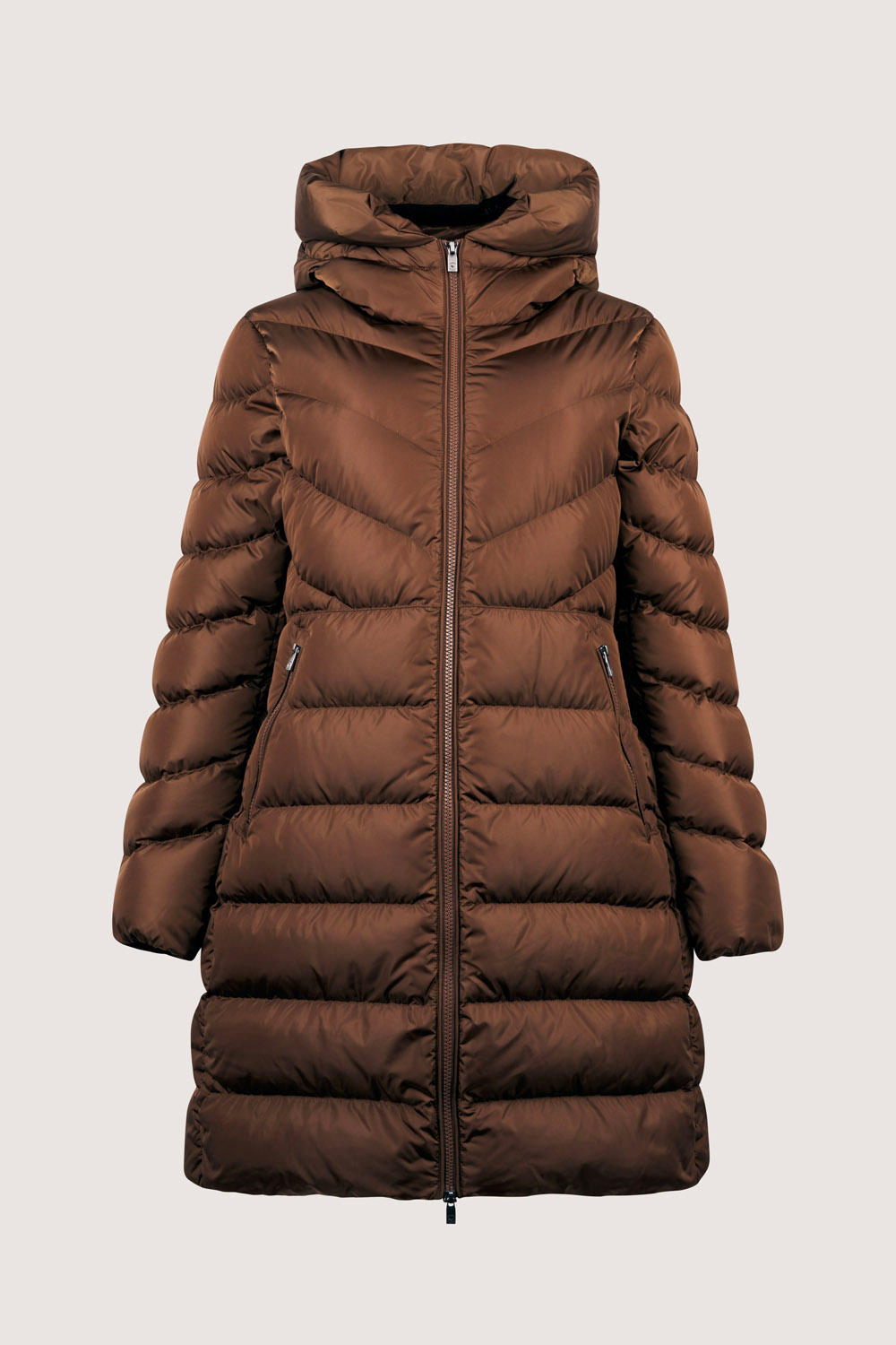 ciesse-outdoor-rebecca-daunenmantel-damen-braun-lang image 3
