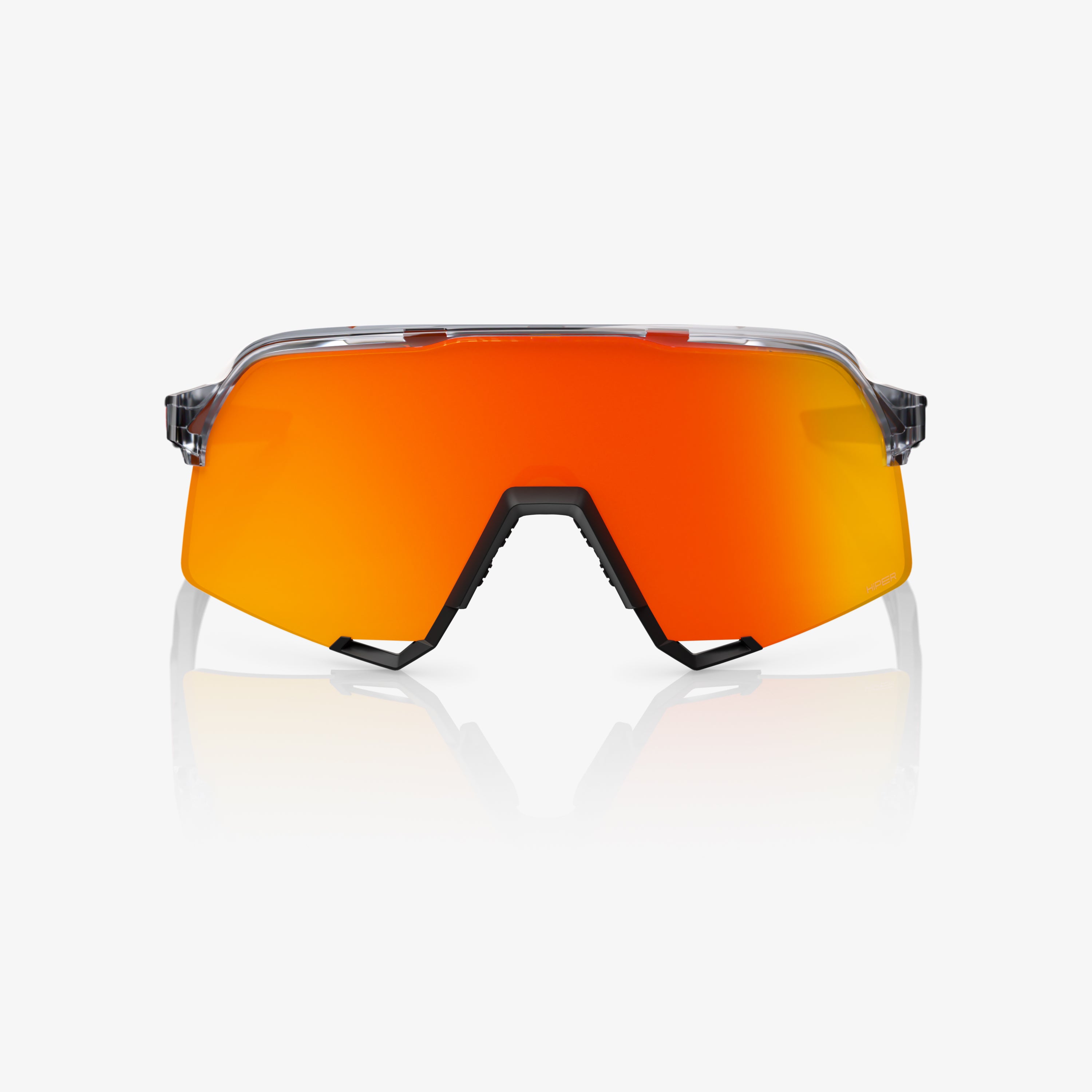 100-s3-polished-grey-sportbrille-hiper-red-mirror image 2