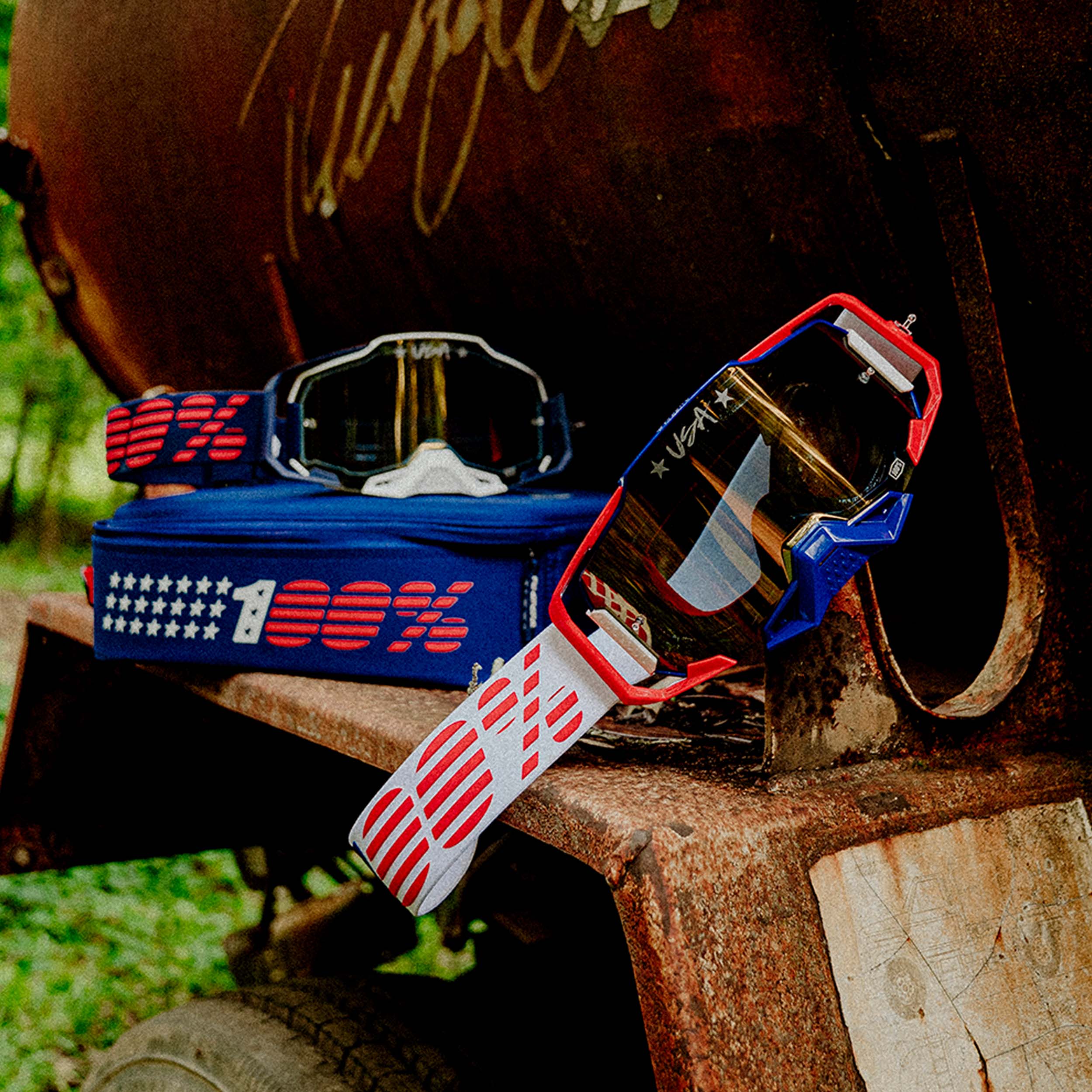100-armega-dual-patriot-pro-pack-goggle-wei-navy-gold-mirror image 3