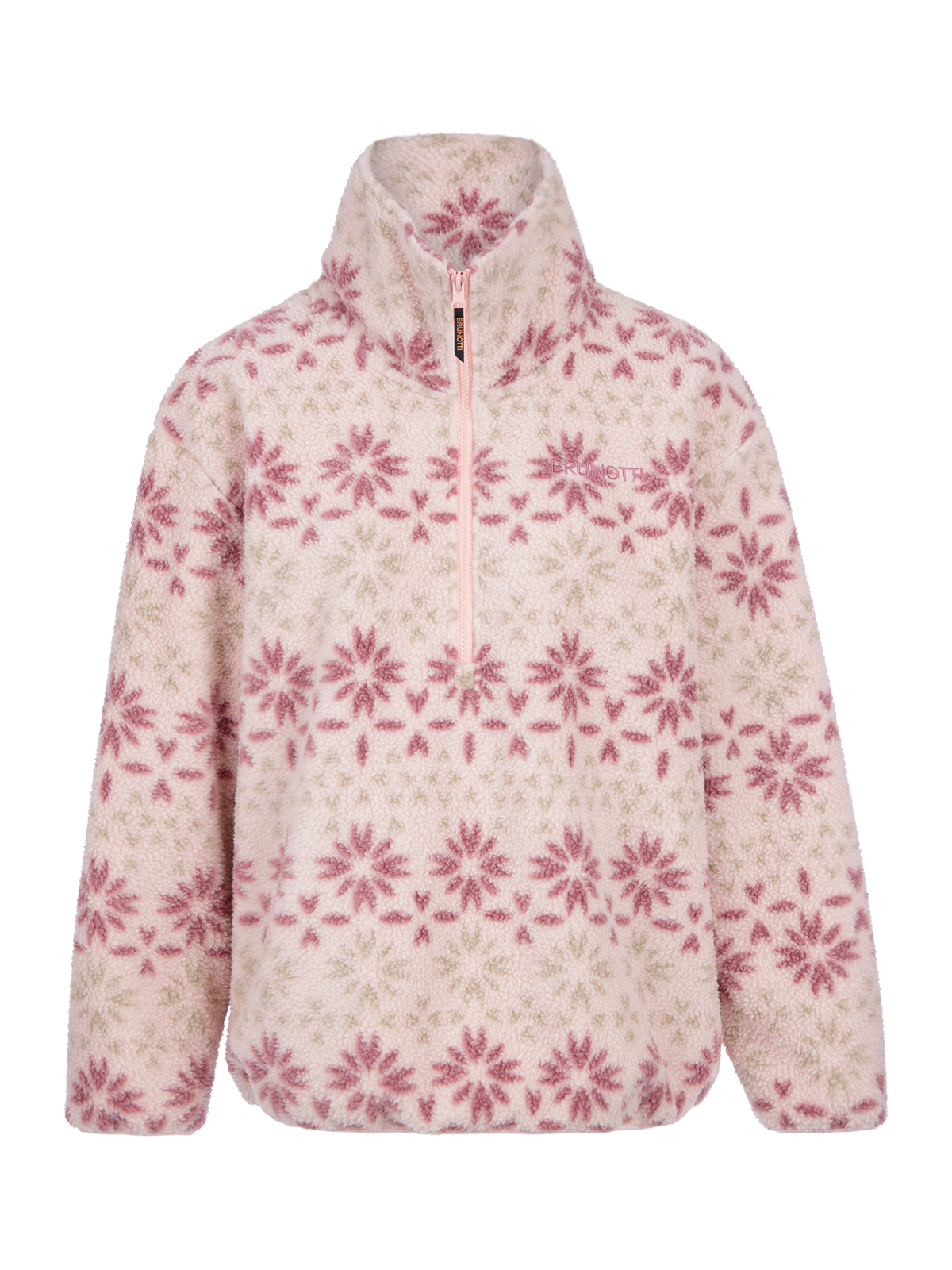 brunotti-rezan-women-urban-fleece-damen-sepia-rose-lockerer-fit image 7