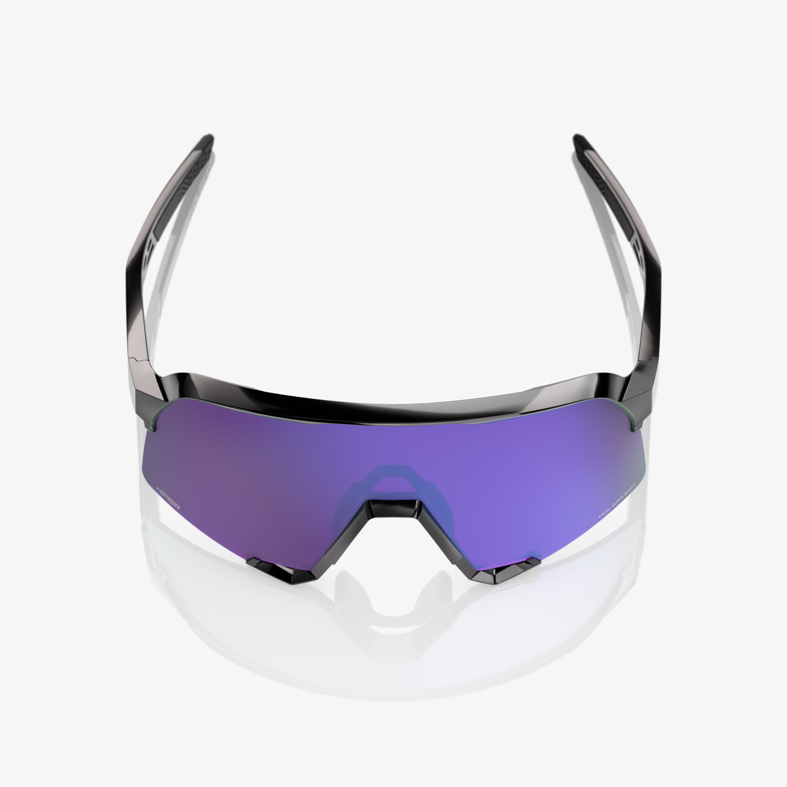 100-s3-polished-black-sonnenbrille-lavender-mirror-polarisiert image 4