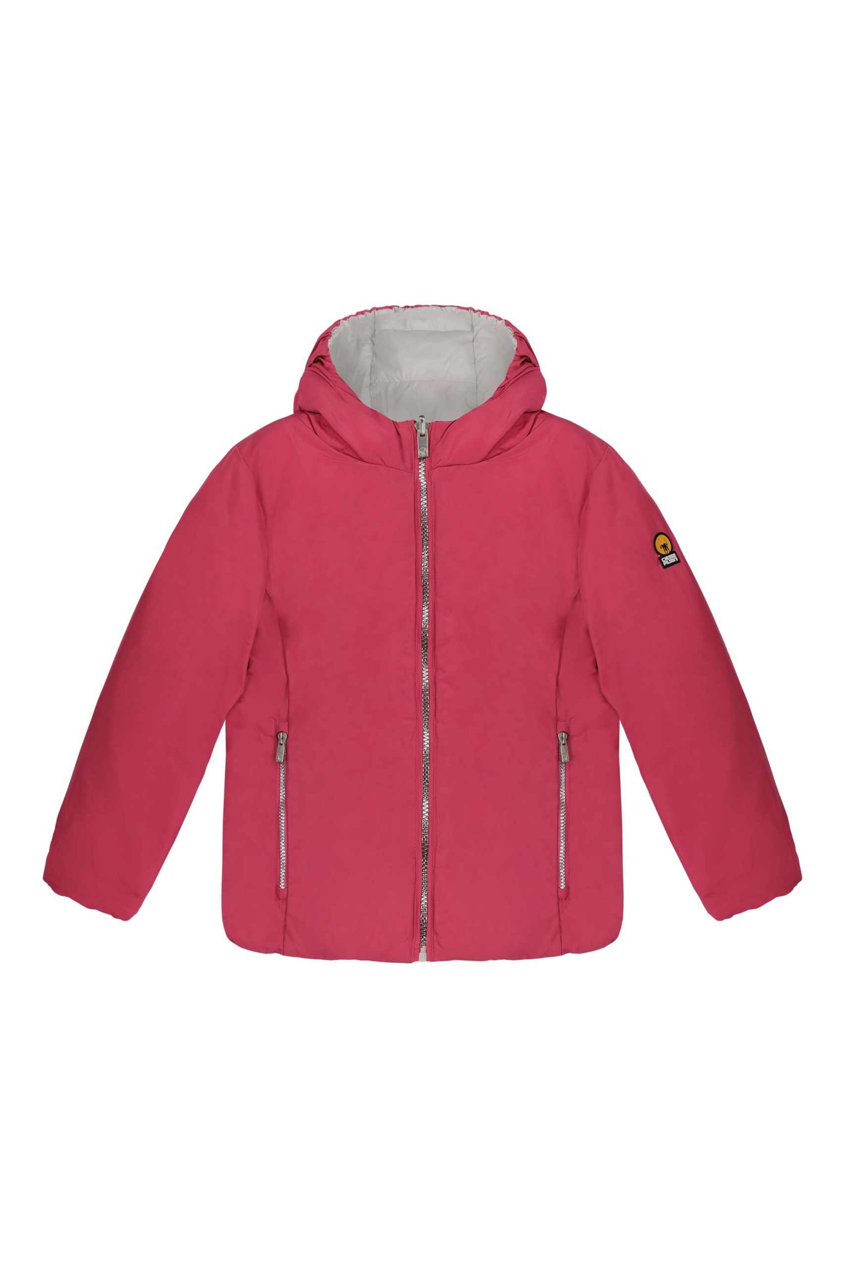 ciesse-piumini-linda-girl-wende-daunenjacke-grau-rosa image 3
