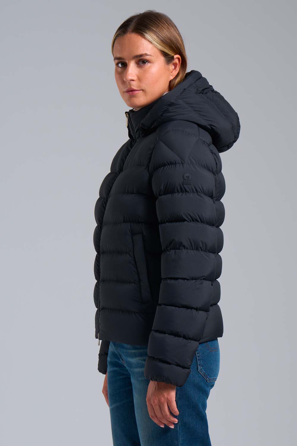 ciesse-outdoor-diva-daunenjacke-damen-schwarz-kapuze image 1