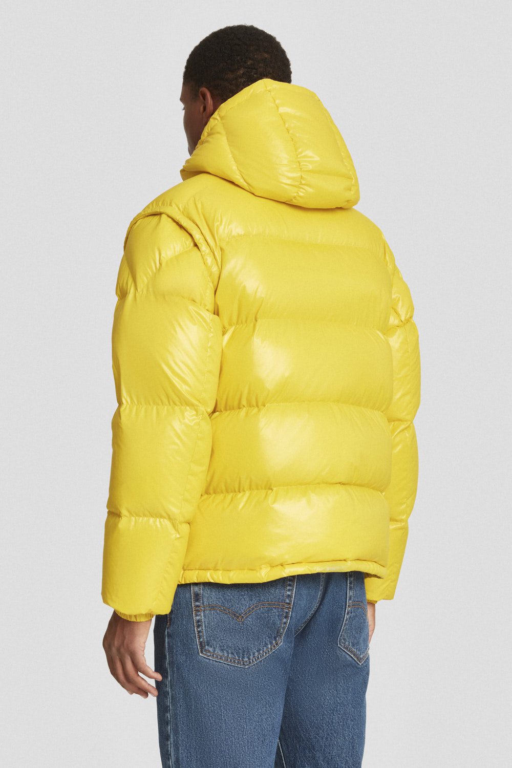 ciesse-outdoor-daunenjacke-gelb-kapuze-rmel-abnehmbar image 4