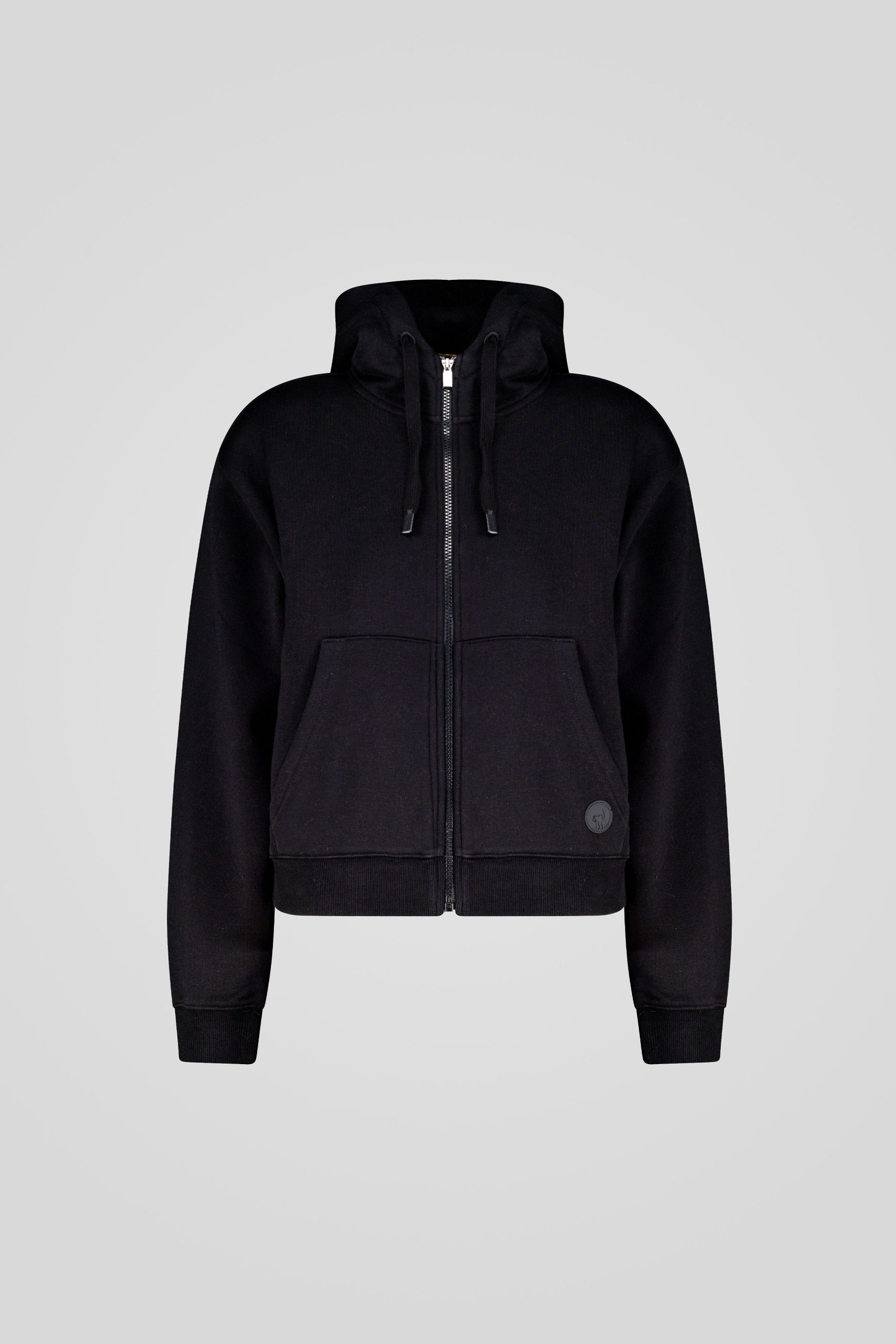 ciesse-outdoor-felpa-kapuzenjacke-schwarz-zip-baumwolle image 5
