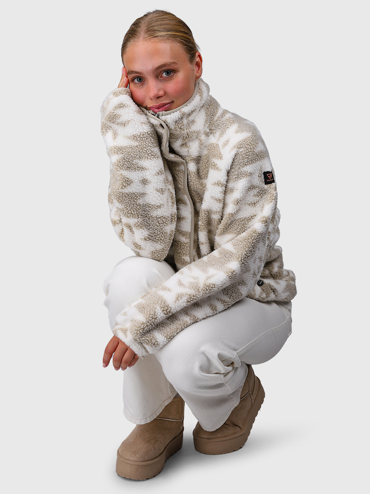 brunotti-powchou-print-fleecejacke-damen-polar-fungi-alloverprint image 6