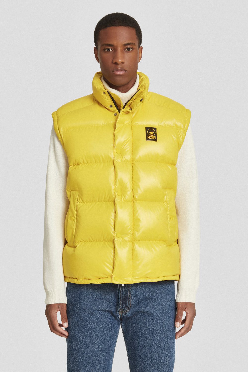 ciesse-outdoor-daunenjacke-gelb-kapuze-rmel-abnehmbar image 5