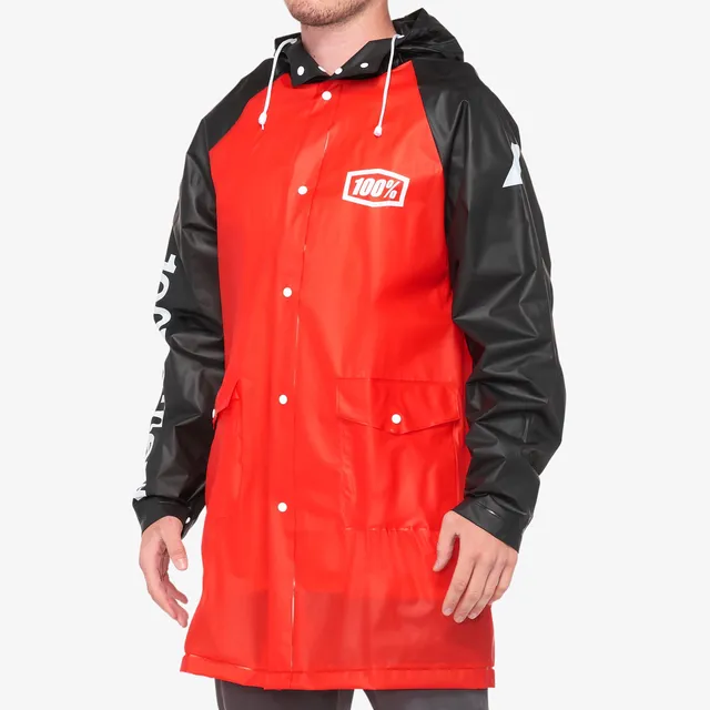 100-accessories-torrent-regenjacke-schwarz-rot image 1
