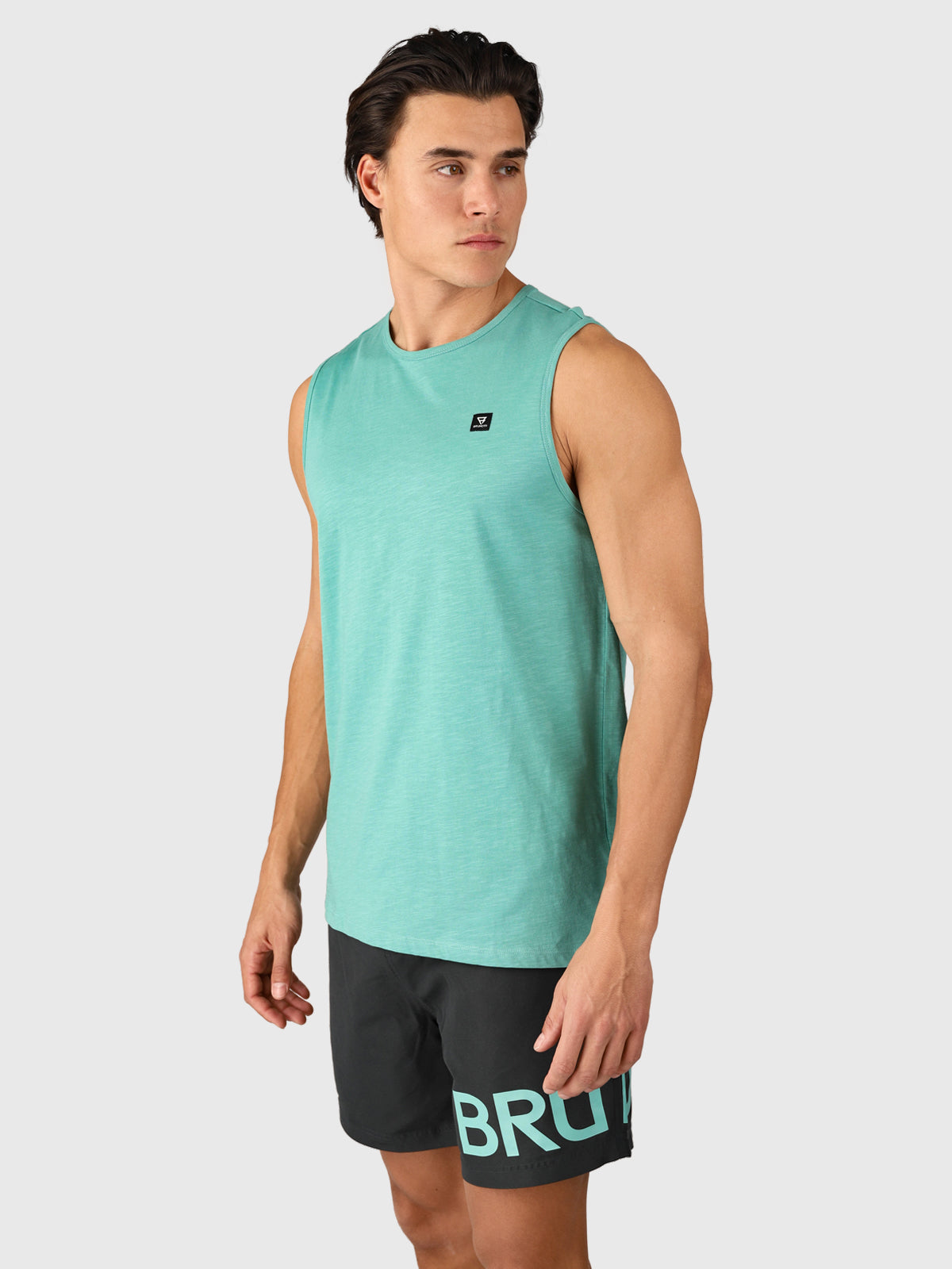 brunotti-malaku-slub-herren-tanktop-l-bottle-green image 4