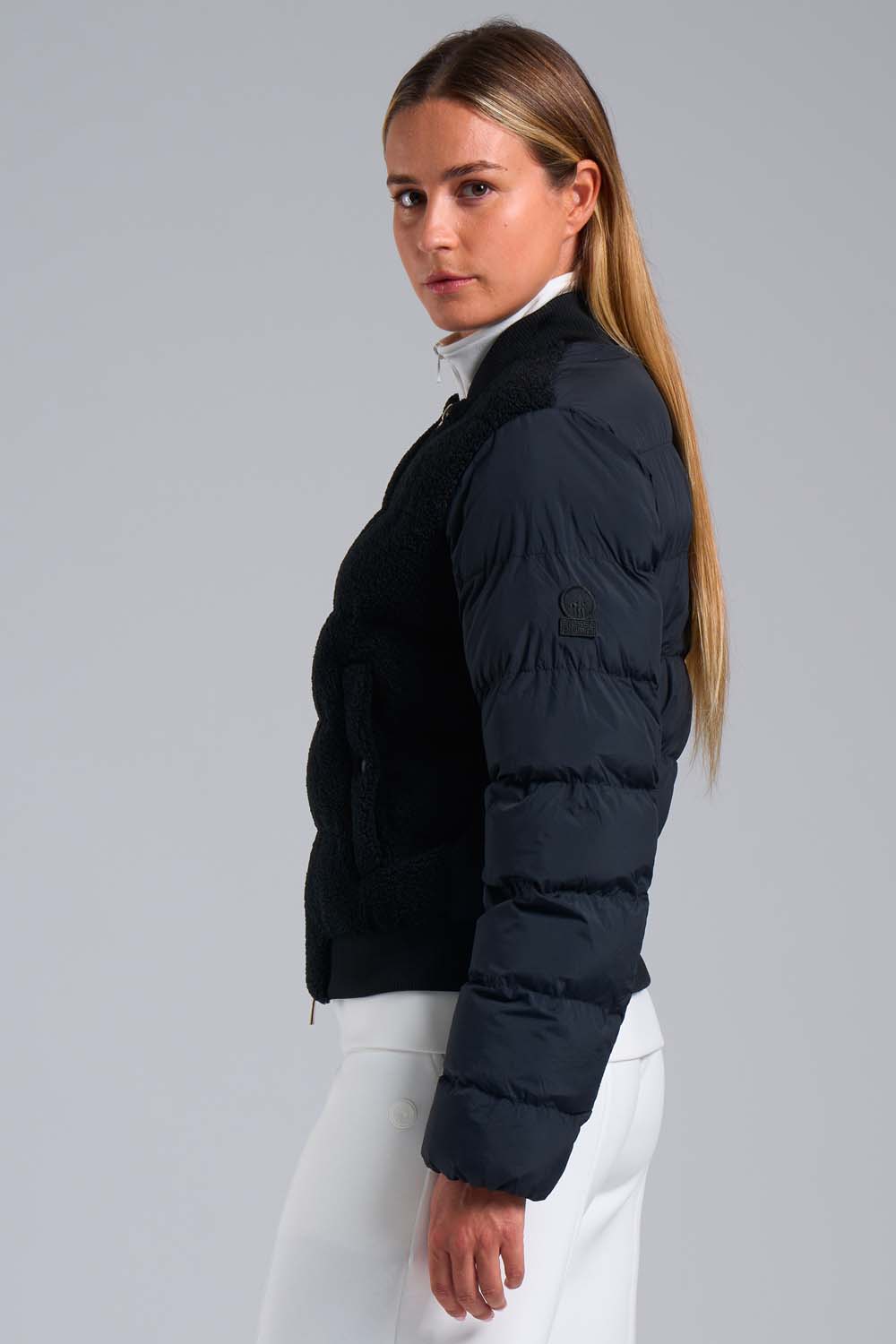 ciesse-outdoor-edna-bomberjacke-schwarz-teddy-hybrid image 3