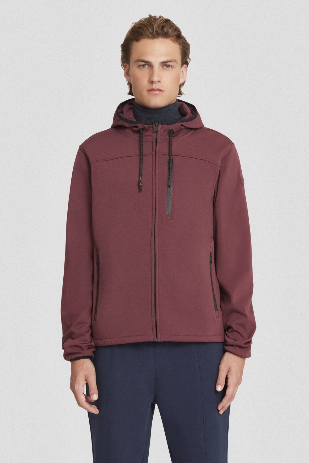 ciesse-outdoor-felpe-sweatjacke-mahagoni-mit-kapuze image 1