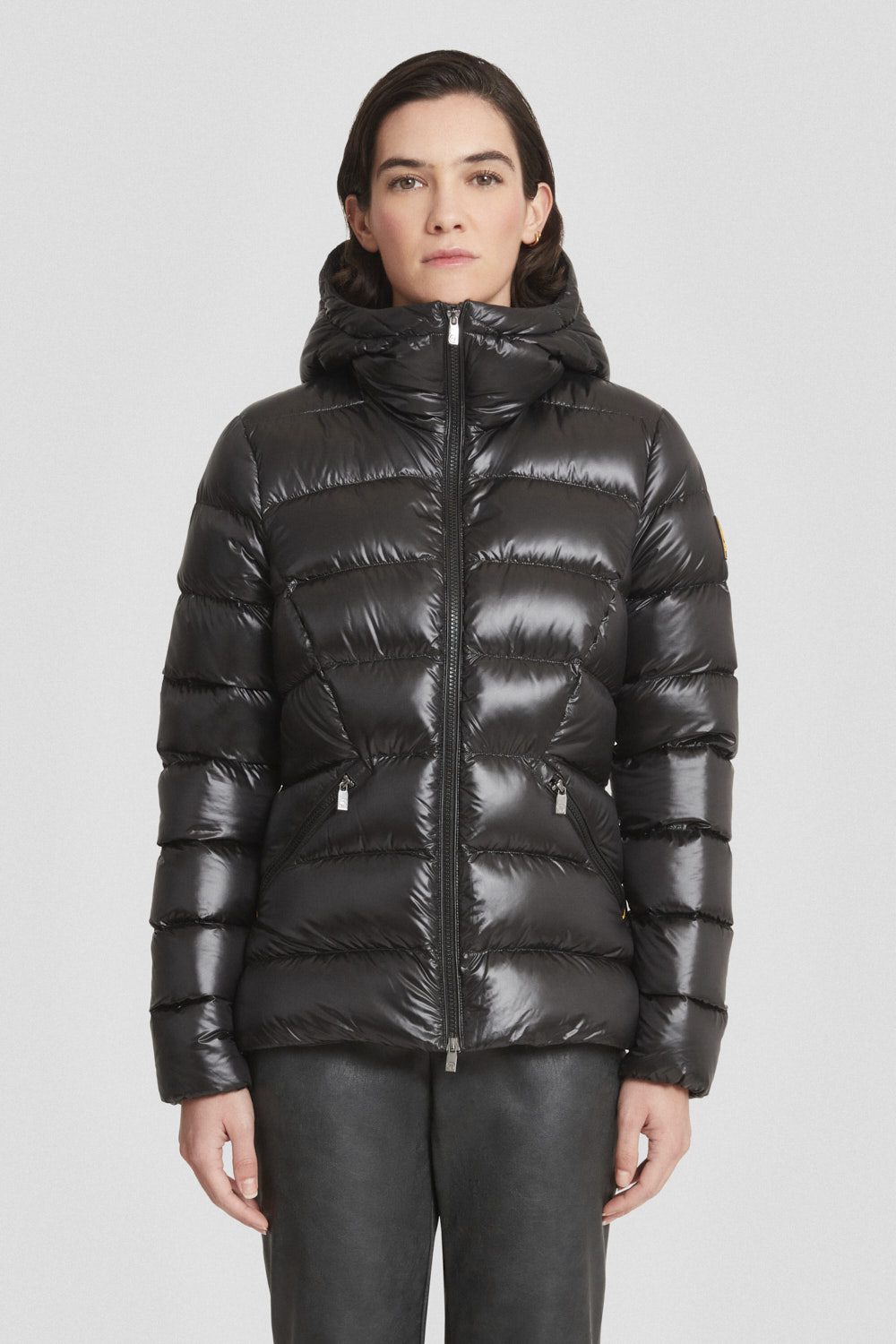 ciesse-outdoor-piumini-daunenjacke-schwarz-kapuze-90-10-daune image 2