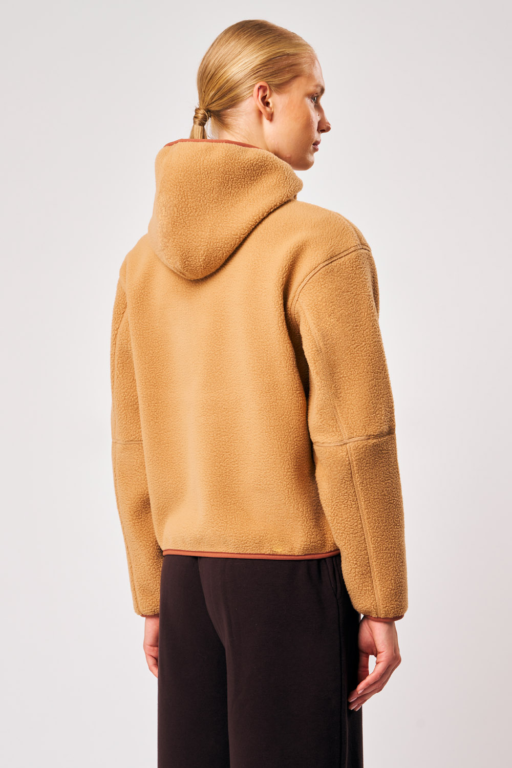 ciesse-outdoor-alix-damen-teddyjacke-beige-full-zip-fleece image 5