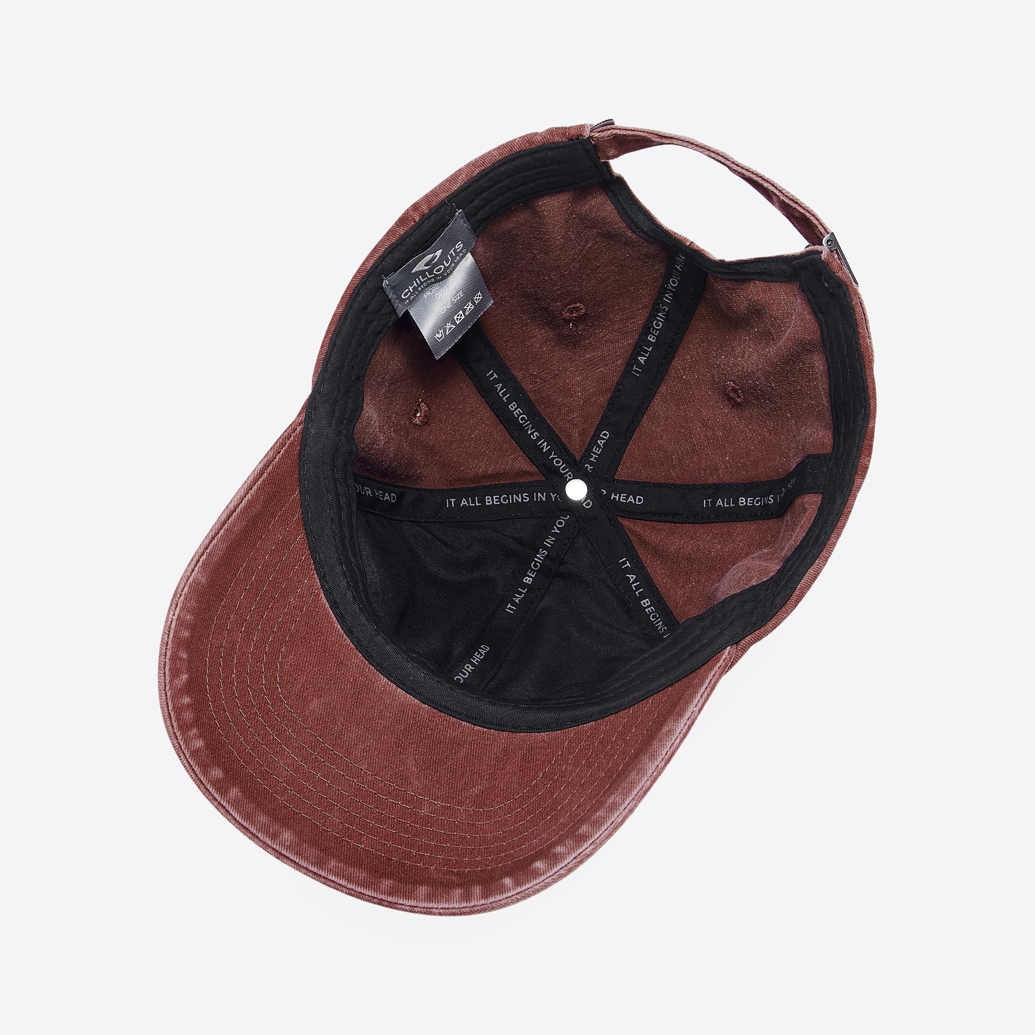 chillouts-pioneer-hat-baseballkappe-rot-baumwolle image 5