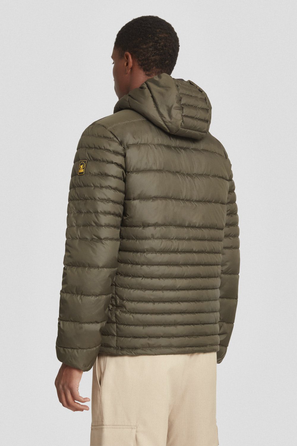 ciesse-piumini-steppjacke-gr-n-military-mit-kapuze image 4
